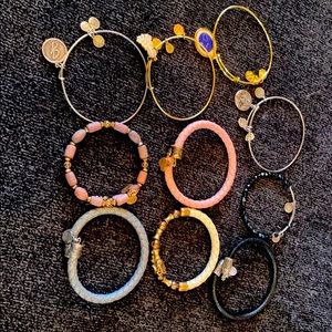 Alex and Ani bracelet set of (10)